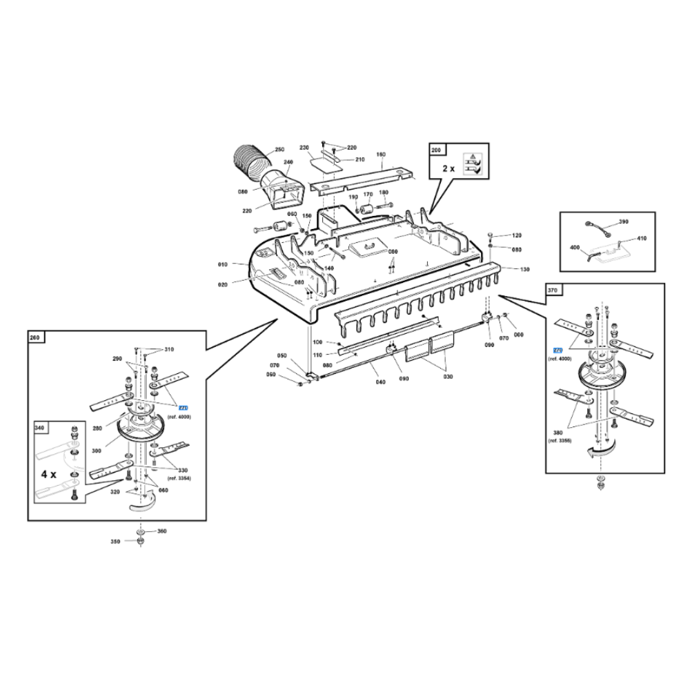 UPPER BLADE L=221 (KU-W780000185)