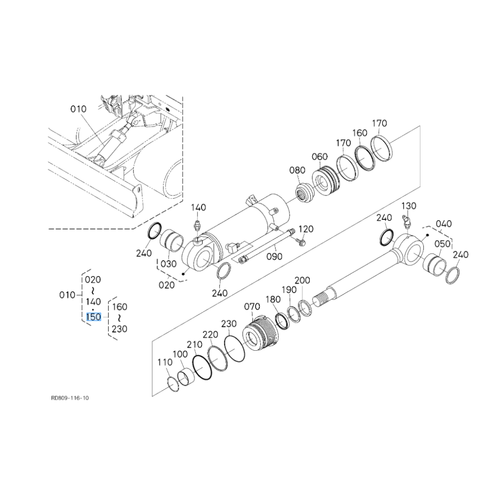 KIT,SEAL,BLADE (KU-RD80972450)