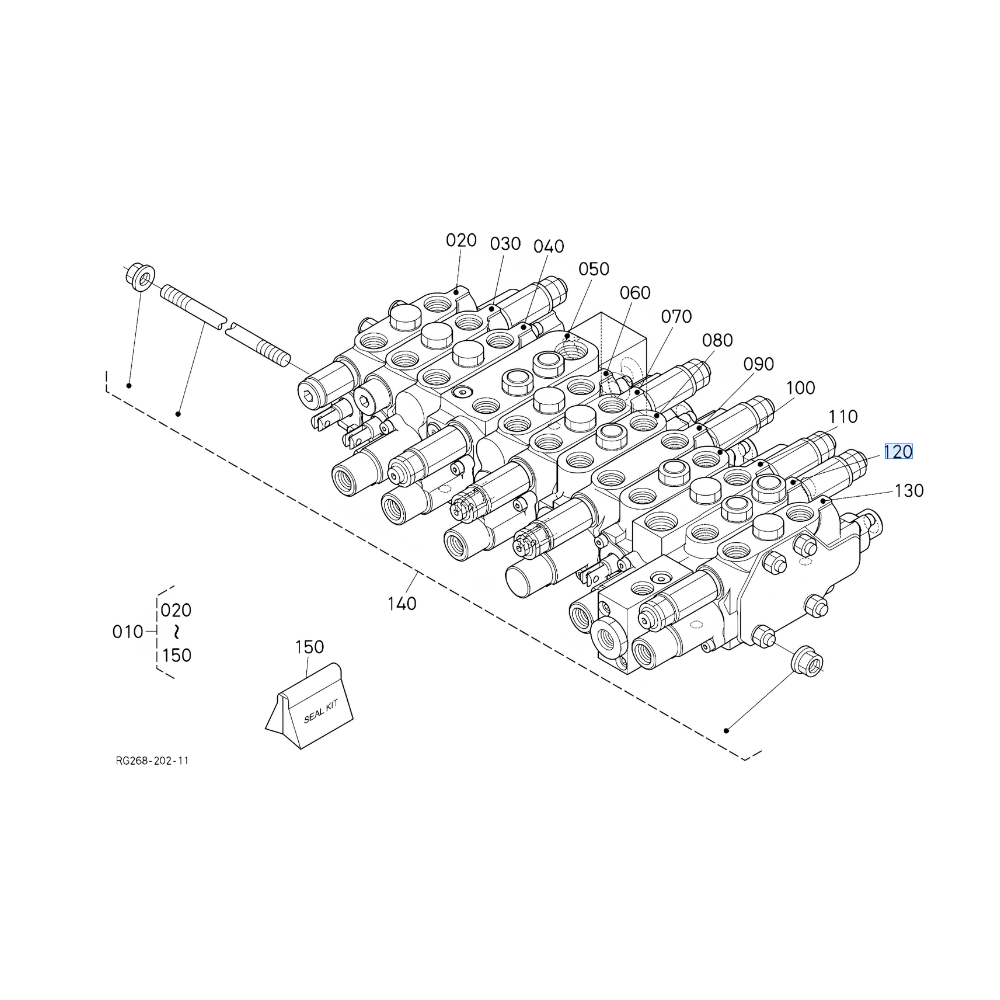 Valve Assembly (Boom AD) (KU-RG26872000)