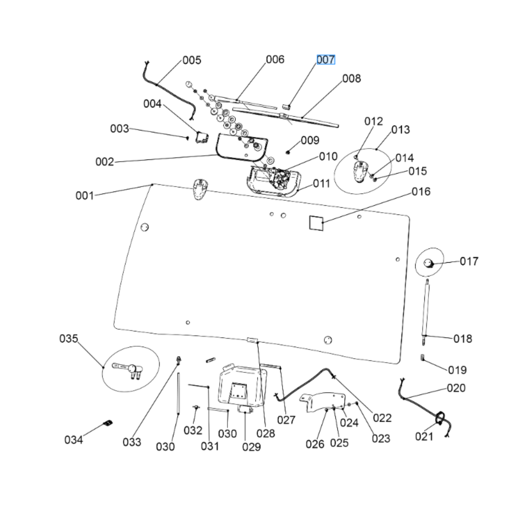 ADAPTER FOR WIPERBLADE (KU-W270002000)