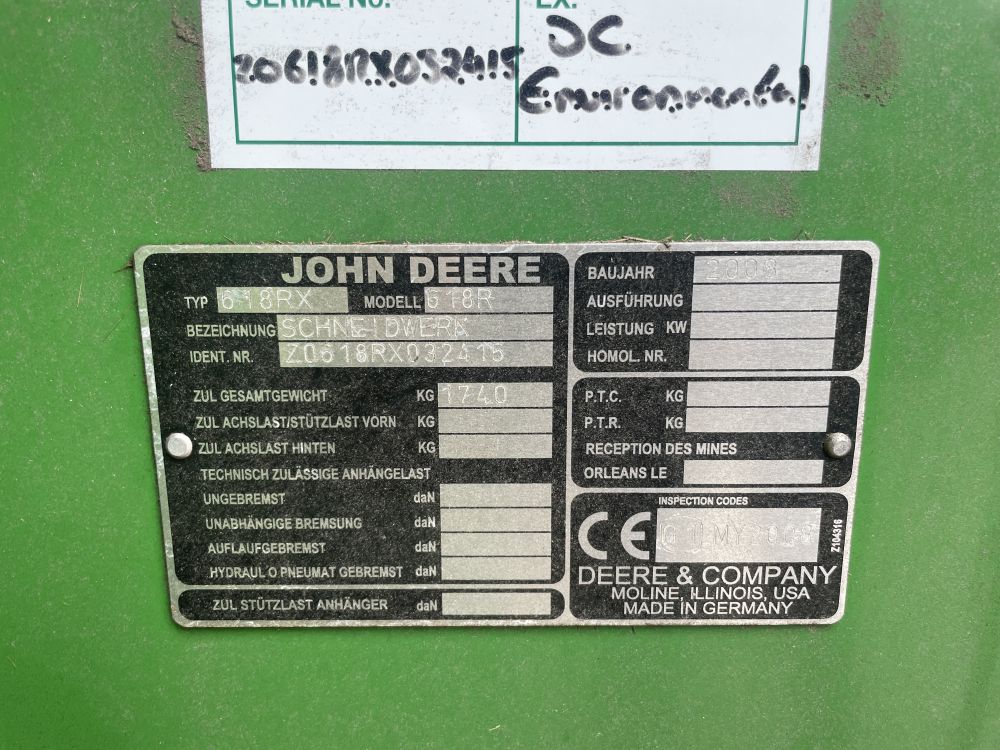 JOHN DEERE T550 COMBINE (12012131) - Image 2