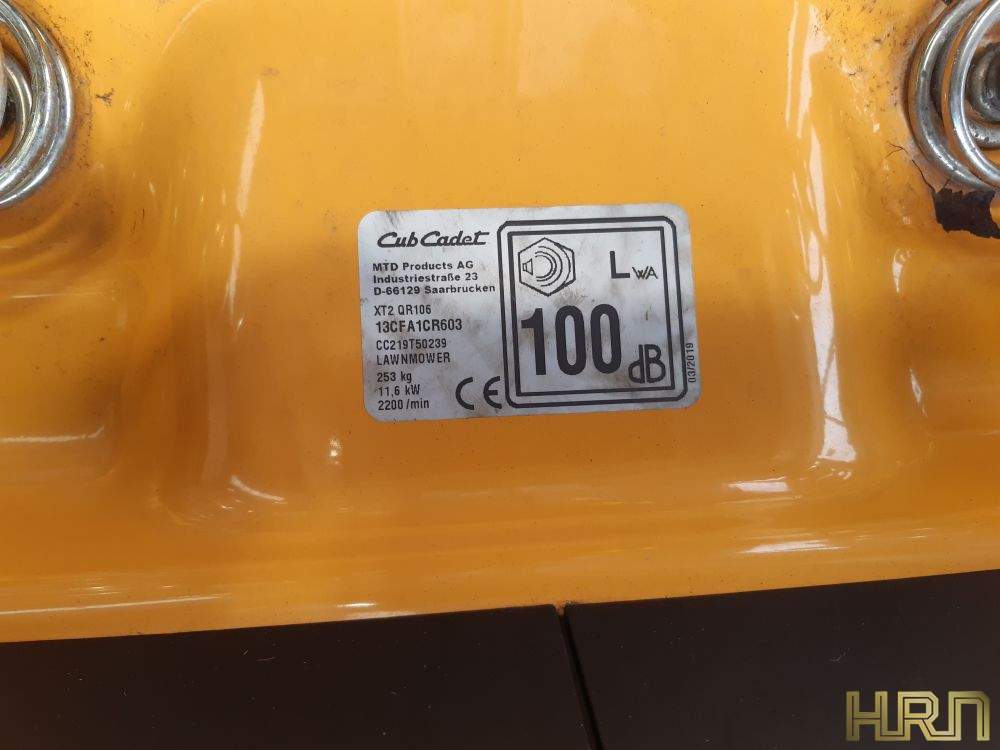 MISC CUB CADET XT2 RIDE ON MOWER (11033967) - Image 12