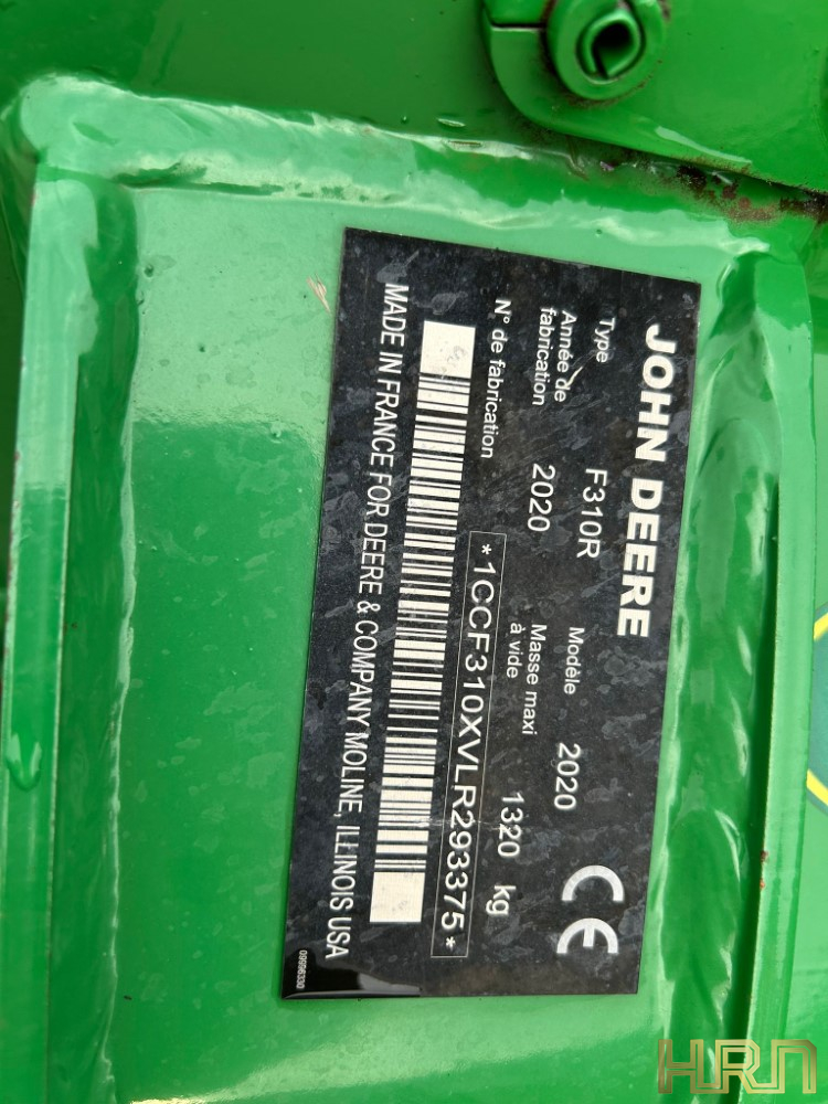 JOHN DEERE F310R FRONT MOWER CONDITIONER (71037215) - Image 12