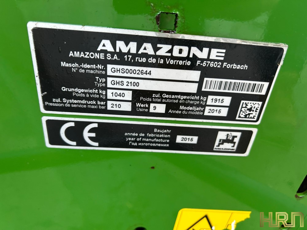 AMAZONE TH S210 TOPPER (12012416) - Image 12