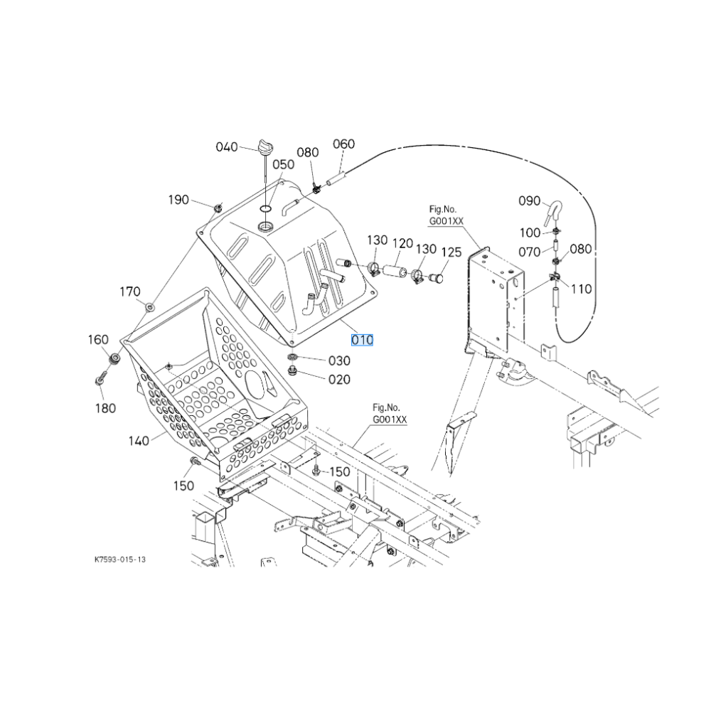 TANK,ASSY(HYDRAULIC) (KU-K759134200)