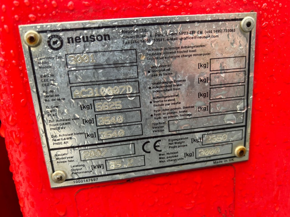 WACKER NEUSON SWIVEL TIP DUMPER (71037753) - Image 9