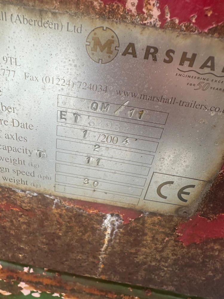 MARSHALL QM 11 GRAIN TRAILER (12012465) - Image 6