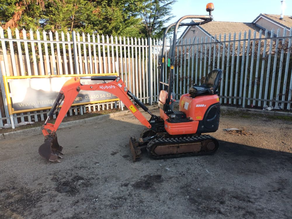 KUBOTA K008-3 EXCAVATOR (11037927) - Image 4