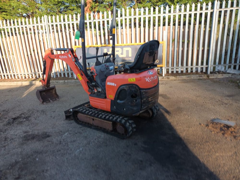 KUBOTA K008-3 EXCAVATOR (11037927) - Image 7